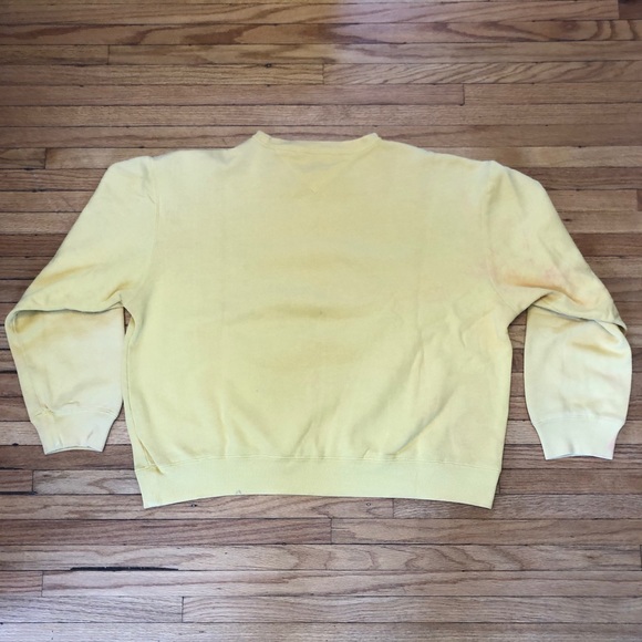 Vintage Yellow Tommy Hilfiger Sweatshirt - Picture 9 of 9